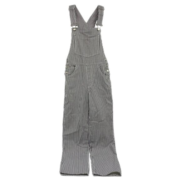 Mango Black White Striped Overalls | Women’s XS - Picture 1 of 11